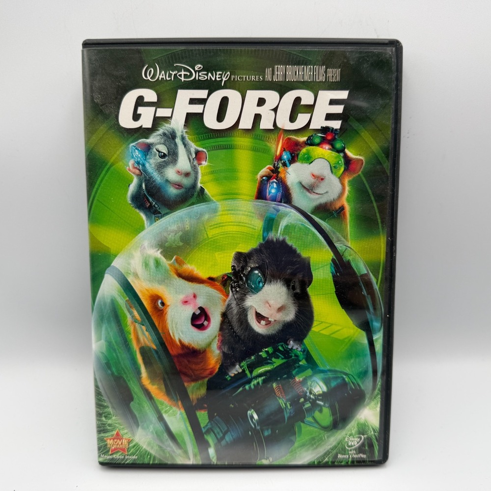G-Force Disney DVD 2009 Guinea Pigs Save the World Darwin Funny Talking Animals